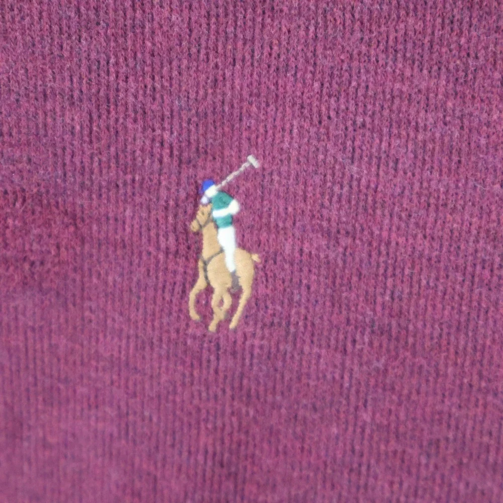 Polo Ralph Lauren Estate Rib Quarter Zip Pullover Mens‎ Small Red  $135 NWT